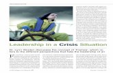 Leadership in a Crisis Situation - Ross School of …webuser.bus.umich.edu/lpwooten/PDF/humanfactor-reprintof...Leadership in a Crisis Situation F or executives, much of their formal