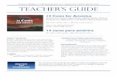 TEACHER’S GUIDE - Peachtree Publisherspeachtree-online.com/wp-content/uploads/2016/07/14Cows...history, culture, and language, as well as their African home. MEETING THE Arts Standards