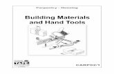 Building Materials and Hand Tools - Wikisp Materials+and...BUILDING MATERIALS and HAND TOOLS 2 TAFE NSW Construction Transport Division TIMBER - As a Building Material Timber, as outlined