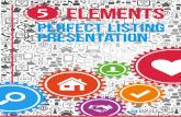 5 Elements of the Perfect Listing Presentations3.amazonaws.com/.../PerfectListingPresentation.pdf · perfect listing presentation for them, complete with the ideal value proposition.