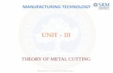 MANUFACTURING TECHNOLOGY - BrainZorp · PDF fileManufacturing Technology Chip formation Mechanics of metal cutting is greatly depend on the shape and size of the chips formed. More
