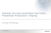 Template Volvo Powertrain - SINTEF · PDF fileVolvo Powertrain VPS ... –Member of Royal Swedish Academy of Engineering Sciences, Sweden –Fellow of RSA, U.K. WCM Association Prof.
