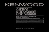 VR-605 615 KRF-V5060D V4060D V5560Dmanual.kenwood.com/files/B60-5197-20.pdf · VR-615 KRF-V5060D KRF-V4060D KRF-V5560D ... Preparing for surround sound ... CASSETTE deck, CD player