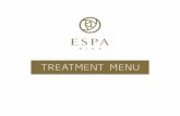 ESPA RĪGA 03 · PDF fileThe knowledge and training behind ESPA treatment ... harmonise energetical centres , ... whilst an acupressure facial