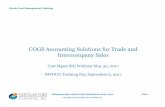COGS Accounting Solutions 30-May-2017 v6 - Volz Consulting Accounting Solutions v6.pdf · (R11i) How to Setup, Use and Balance Your A/P Accrual Accounts (R12) A/P Accruals for Release