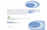 Secondary Research Report - · PDF fileTechnology Research Benefits Secondary Research Report Submitted by ... research and market scenario with respect to nanotechnologies in the