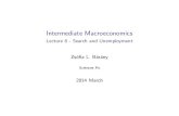 Intermediate Macroeconomics - Lecture 8 - Search and ...econ.sciences-po.fr/sites/default/files/file/barany/int_macro/... · Intermediate Macroeconomics Lecture 8 - Search and Unemployment