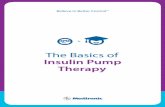 The Basics of Insulin Pump Therapy - Medtronic Diabetes UK to use this workbook ... The basics of insulin pump therapy â€¢ Balancing glucose and insulin â€¢ Managing pump therapy