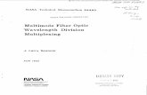 Multimode Fiber Optic Wavelength Division Multiplexing · PDF fileMultimode Fiber Optic Wavelength Division Multiplexing ... the transmission system and the second pertains ... combined