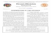 Desert Division - TCADD. · PDF filebalance of$24,168.38, ... Desert Division “mini” Meet ... locomotive on display and told the story that his mother