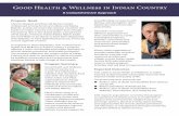 Good Health and Wellness in Indian Country grant · PDF fileTitle: Good Health & Wellness in Indian Country Author: CDC National Center for Chronic Disease Prevention and Health Promotion