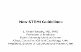 New STEMI Guidelines - Virginia Heart Attack Key objectives of 2013 STEMI guidelines – Focus on timely reperfusion therapy – Organization of regional systems of care – Transfer