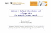 Lecture 2. Output, interest rates and rates: the Mundell ...uam.es/personal_pdi/economicas/cllano/grado_ecofin_macro2/apuntes/... · ... (IS‐LM for the small open economy) ... The