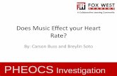 Does Music Effect your Heart Rate? - hasd. · PDF fileDoes Music Effect your Heart Rate? By: ... Is listening to music healthy or unhealthy to listen to? 5. What will happen to your