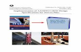 Implementation of AASHTO LRFD Bridge Design · PDF fileIMPLEMENTATION OF AASHTO LRFD DESIGN November 2013 ... The report also discusses addressing the drivability and structural limit