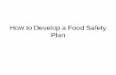 How to Write a Food Safety Plan - University of Illinois at ... HACCP Principles •Hazard Analysis •Critical Control Points •Critical Limits •Monitoring Procedures •Corrective