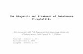 [PPT]The Diagnosis and Treatment of Autoimmune Encephalitis · Web viewAutoantibody tes berfungsi untuk menentukan diagnosis partikuler penyebab autoimunnya Untuk pasien dengan kanker