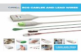 ECG CABLES AND LEAD WIRES - Curbell Medical lightweight, low-profile ECG lead wires enhance patient comfort for both bedside and telemetry monitoring. Snap, pinch,