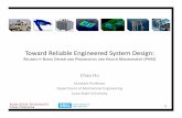 Toward Reliable Engineered System Designhome.eng.iastate.edu/~jdm/wesep594/WESEP 594_Hu.pdf · Toward Reliable Engineered System Design: ... Inside a Lithium-Ion Battery ... Expert