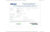 IECEx Certificate of Conformity - Automatic · PDF file · 2016-11-03IECEx Certificate of Conformity INTERNATIONAL ELECTROTECHNICAL COMMISSION IEC Certification Scheme for Explosive