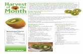 KIWIFRUIT - Harvest Of The Month Homeharvestofthemonth.cdph.ca.gov/documents/Fall/21712/Ed...School Garden: Giving Thanks Have students write an essay or short story on the following: