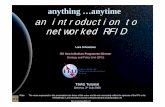 an introduction to networked RFID - · PDF filean introduction to networked RFID ... • RFID systems allow us to identify individual “things ... srivastava_TSAGTutorial_RFID.ppt