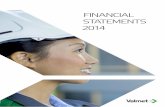 Valmet Financial Statements 2014 Financial Statements 2014 Report of the Board of Directors 5. Customer activity increased in 2014 Customer activity increased in 2014 compared with