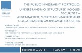The Public Investment Portfolio: Understanding Structured Pooled ... · PDF file02-09-2015 · THE PUBLIC INVESTMENT PORTFOLIO: UNDERSTANDING STRUCTURED POOLED SECURITIES ... passthrough