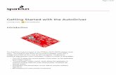 Getting Started with the AutoDriver - Digi-Key Sheets/Sparkfun PDFs/AutoDriver... · Getting Started with the AutoDriver ... tutorial to get you pointed in the right direction. ...
