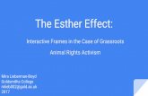 Animal Rights Activism Interactive Frames in the Case of ... · PDF fileInteractive Frames in the Case of Grassroots Animal Rights Activism Mira Lieberman-Boyd Goldsmiths College ...
