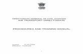 DIRECTORATE GENERAL OF CIVIL AVIATION AIR … manual (AT).pdf · DIRECTORATE GENERAL OF CIVIL AVIATION AIR TRANSPORT DIRECTORATE PROCEDURES AND TRAINING MANUAL ... PREFACE The Air