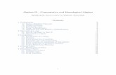 Algebra II { Commutative and Homological Algebra - bc.edu · PDF fileAlgebra II { Commutative and Homological Algebra Spring 2016, lecture notes by Maksym Fedorchuk Contents 1 Preliminaries2