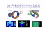 Introduction to Finite Element Analysis (FEA) or Finite ...mech410/lectures/FEA_Theory.pdf · The Finite Element Analysis (FEA) is a numerical methodfor solving problems of engineering
