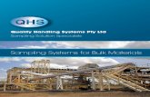 1 Sampling Systems for Bulk Materials -  · PDF fileSampling Systems for Bulk Materials ... diverter chute samplers, ... • Sample Belt Feeders, Conveyors, Bucket Elevators and