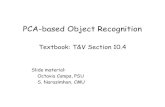 PCA-based Object Recognitionrtc12/CSE486/lecture32.pdf · PCA-based Object Recognition Textbook: ... location on the given image. ... Eigenfaces for Face Recognition