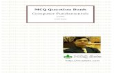 MCQ Question Bank. 15.Microprocessors as switching devices are for which generation computers A) First Generation B) C)Second Generation C) Third Generation D) Fourth Generation 16.