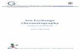 Ion Exchange Chromatography - G-Biosciences · PDF fileIon exchange chromatography is used t o separate charged molecules, including proteins, from complex biological samples. Charged