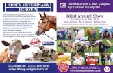 ABBEY VETERINARY GROUP - Kilmacolm · PDF fileproud that we are now the only veterinary practice ... Overall winner receives the Blackstone Copper ... Goldenlea Farm, Houstonhead Road,