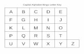 Capital Alphabet Bingo Letter Key A B C D E F H I J G K N ... · PDF fileCapital Alphabet Bingo Letter Key Z. A B C D E F H I J O T Y S W X R L M Q U V P K N G Capital Alphabet Bingo