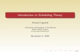 Introduction to Scheduling Theoryallans/cs260/lectures/main.pdf · 1/ 26 Introduction to Scheduling Theory Arnaud Legrand Laboratoire Informatique et Distribution IMAG CNRS, France