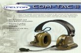MICH, PASGT and ACH helmet compatible Military & police radio ... · PDF fileACH helmet compatible ¥ Military & police radio patchcords available ... downlead, flexi boom microphone