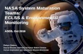 NASA System Maturation Teams: ECLSS & Environmental Monitoringsites.nationalacademies.org/cs/groups/ssbsite/documents/webpage/... · NASA System Maturation Teams: ECLSS & Environmental