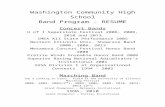 WCHS BANDS 2005-2006 - Mr. Tallman's Webpage - …jimtallman.weebly.com/.../8/1/26812515/band_resume_2014.docx · Web viewWashington Community High School. Band Program - RESUME.