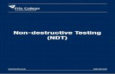 Non-destructive Testing (NDT) - Fife College Brochure WEB.pdf · 3 | Fife College Training and Development business.fife.ac.uk The Non-destructive Testing Centre NDT Training Centre