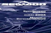 2000-2004 SeaDoo Specifications Bookletseadoomanuals.net/download/pdf/specs/seadoo-2000-2004-specificati… · GTS International First Series, Première série.....5551 GTI International