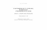INTERNATIONAL KENDO FEDERATION · PDF fileARTICLE 6 ANALYSIS OF SAMPLES ... of International Kendo Federation (“FIK”), KENDO SHIAI (Match) Regulations and
