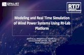 Modeling and Real Time Simulation of Wind Power … 2- Real-Time Simulation 3- RT-LAB Platform In SCAMRE Laboratory 4- Modeling and Real Time Simulation of Wind Power Systems 5- Results