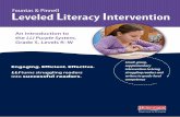 Fountas & Pinnell Leveled Literacy Intervention Purple ...assets.pearsonschool.com/asset_mgr/current/201415/lli_purple... · LLI is particularly important for the lowest-achieving