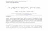An Empirical Study of Initial Public Offerings .... 1, No 9, October 2013/An Empirical Study.pdf · An Empirical Study of Initial Public ... status on the patterns of initial return
