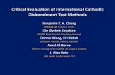 Critical Evaluation of International Cathodic Disbondment ... · PDF file• Cathodic Disbondment (CD) resistance is always on the top of the coating property list required by end